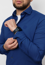 Рубашка мужская CASUAL DARK BLUE