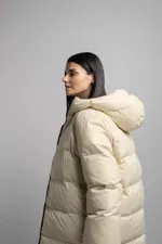 Пуховик Alexandra Talalay AW017 бежевый
