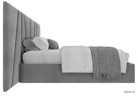 Кровать Монреаль с широким изголовьем