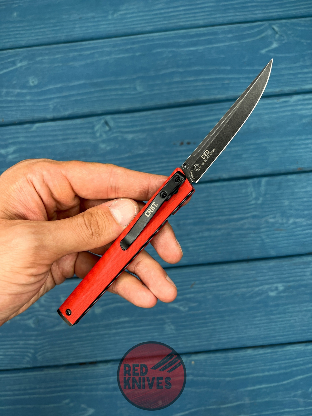 Нож CRKT CEO RED 7096BKD2