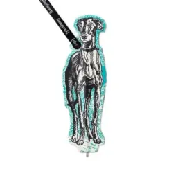 Əlfəcin \ Закладки \ Bookmark Eclectionery Bookmark Pens - Dog