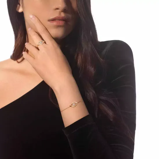 Кольцо Messika Lucky Eye pave ring