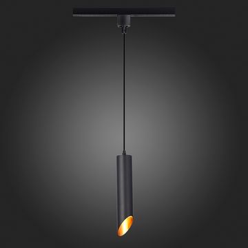 ST152.406.01 Светильник трековый Черный GU10 1*50W IP20 D60xH300 220V Без ламп BASE