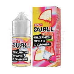 Безникотиновая жидкость для ЭСДН DUALL ZERO с ароматом ледяного арбуза с дыней, 28мл, 0мг/см3 (M)