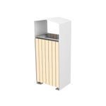 Парковая урна PO-250, 250*350*830 мм.