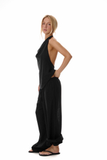 LINEN BLACK PANTS ESME