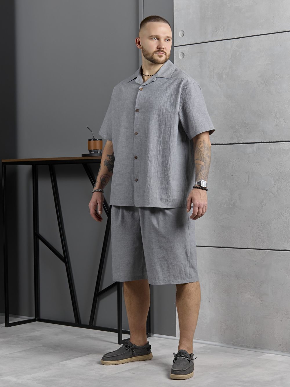 Костюм мужской Аристократ-2 Виотекс СЕРЫЙ МЕЛАНЖ