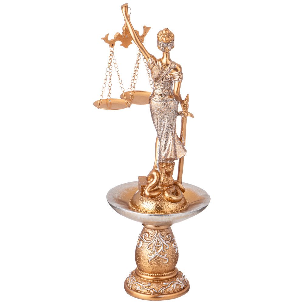 ФИГУРКА ДЕКОРАТИВНАЯ "ФЕМИДА" 11,4Х11,1Х31,4 СМ