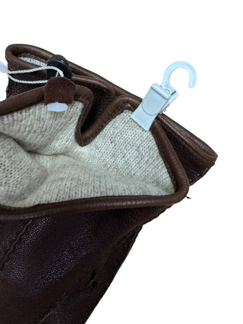 Перчатки. Мужские. Материал верха: Кожа оленя. Подклад: Трикотаж-шерсть. 5 шт в упаковке.