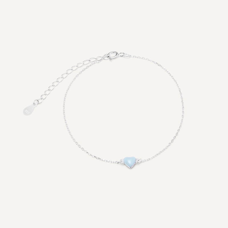 Браслет Маленькое Сердечко – Мятный