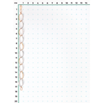 Браслет из комбинированного золота с фианитами