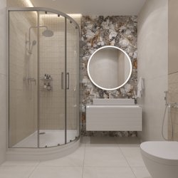 Полка для душа DIWO Смоленск П16077 подвесная, глянцевый хром