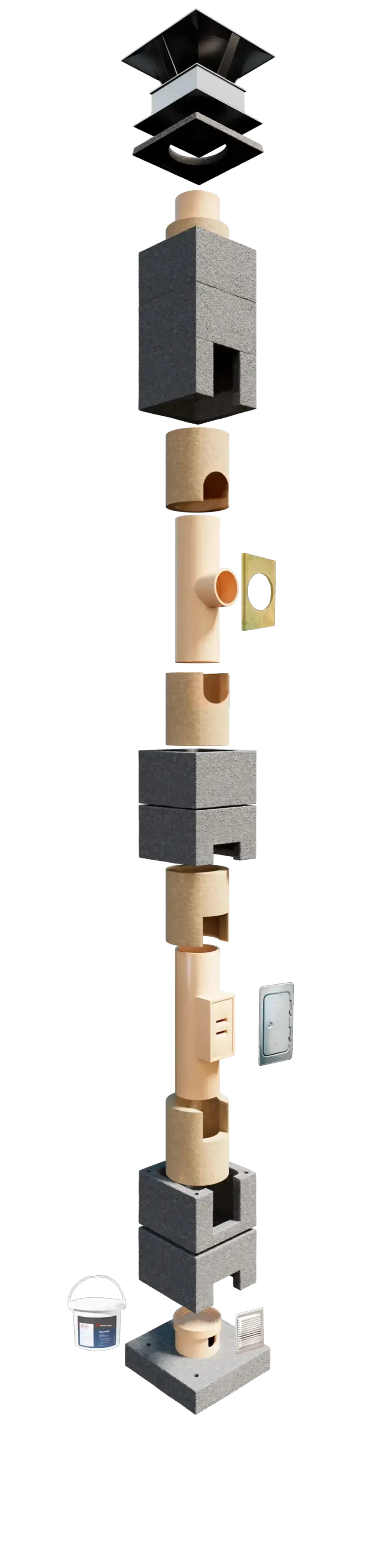 Керамический дымоход КераСтиль 160