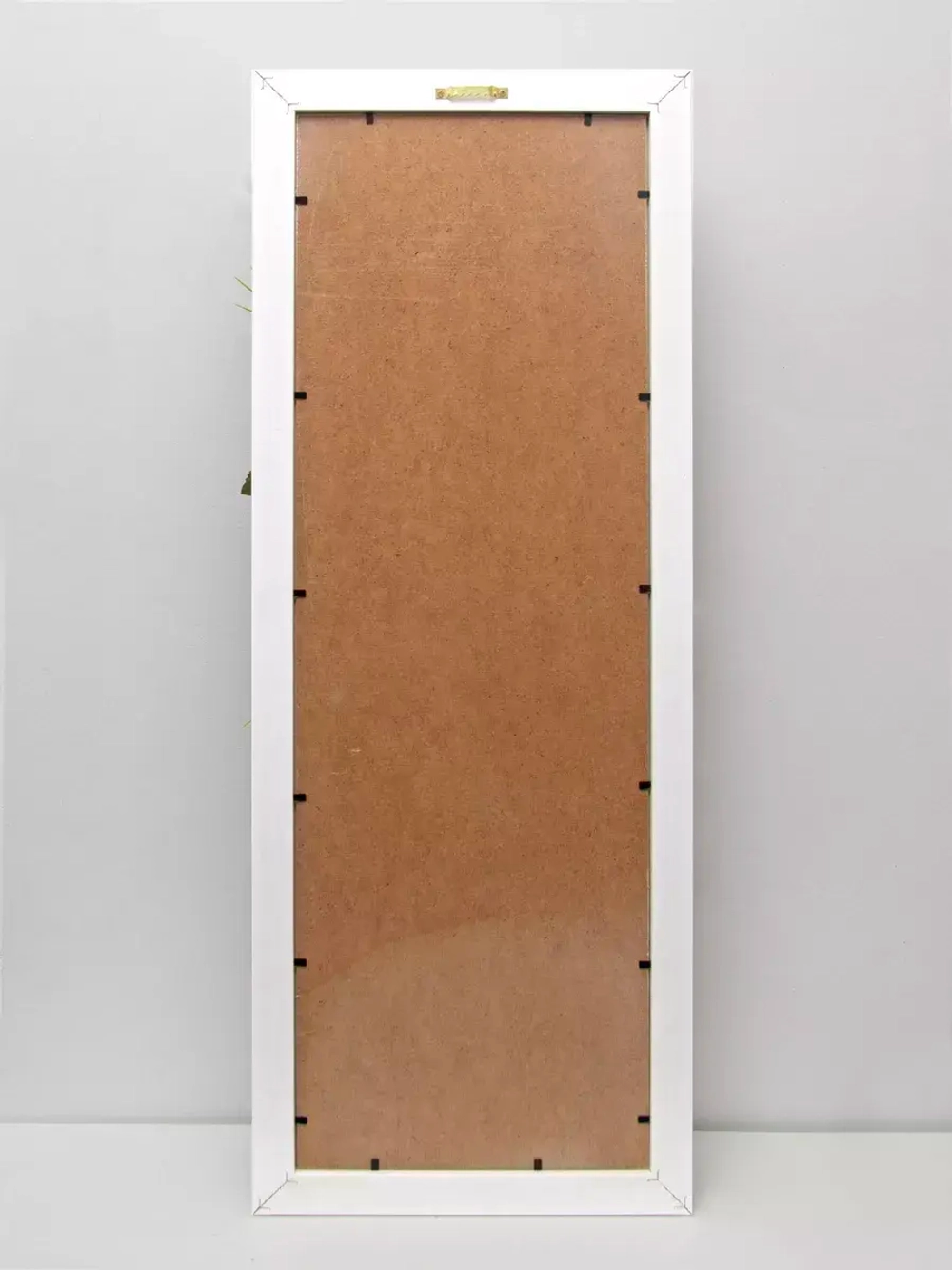 Настенная композиция с цветами в раме 65*28 см