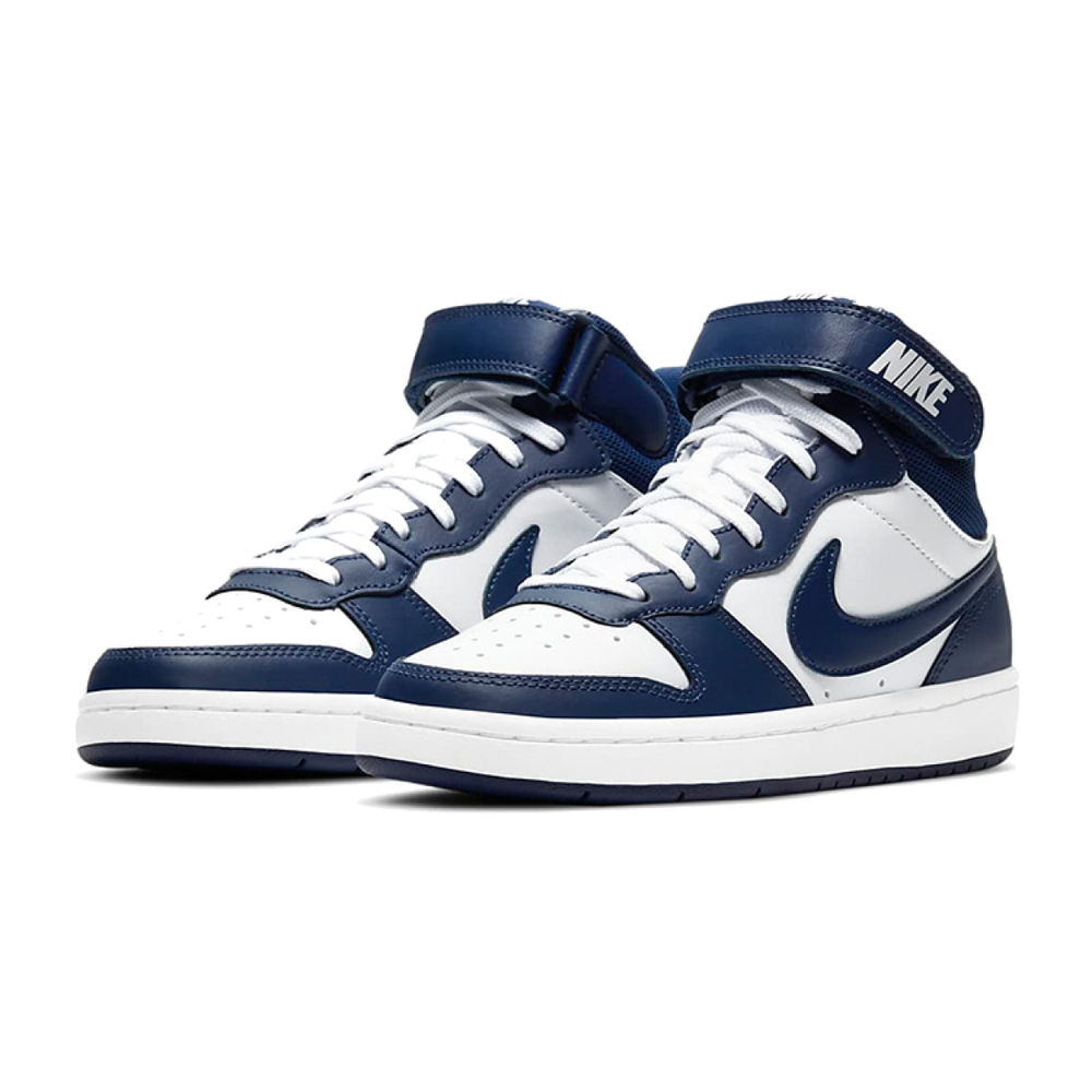 Кроссовки Nike Court Borough Mid 2 GS White Signal Blue