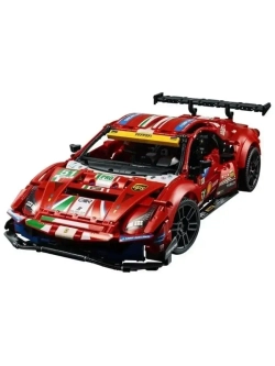 Конструктор суперкар Ферарри Ferrari 488 GTE 1677 деталей