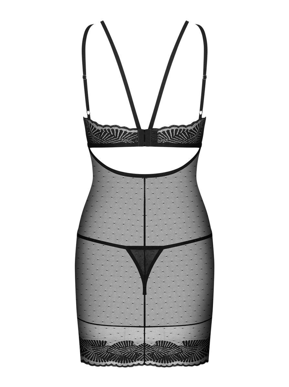 Восхитительная сорочка Allastia (Размер: L-XL) (Цвет: черный)