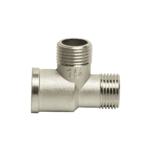 Тройник 1/2'' вн/нар/нар никель