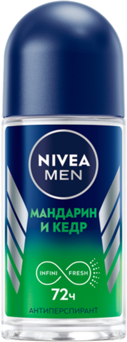 Nivea Men Дезодорант-антиперспирант шариковый Мандарин и Кедр, 50 мл