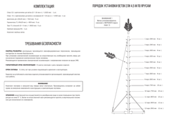 Искусственная елка интерьерная Сказочная 4,5 м, комби