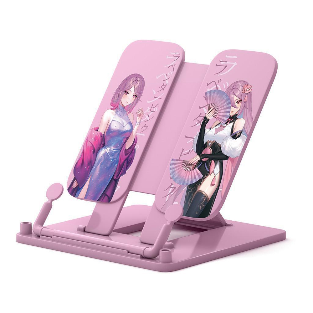 Подставка для книг пластиковая розовая "Manga" (ErichKrause)