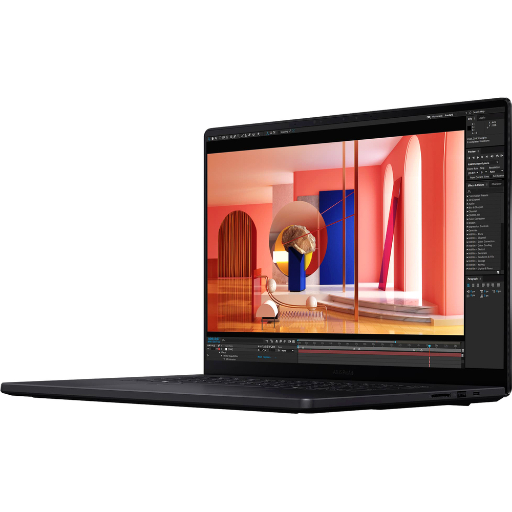 Ноутбук  ASUS ProArt P16 H7606WI-ME146X 16 ", Ryzen AI 300, 64 Гб RAM, 2 Тб SSD, GeForce RTX 4070, Черный