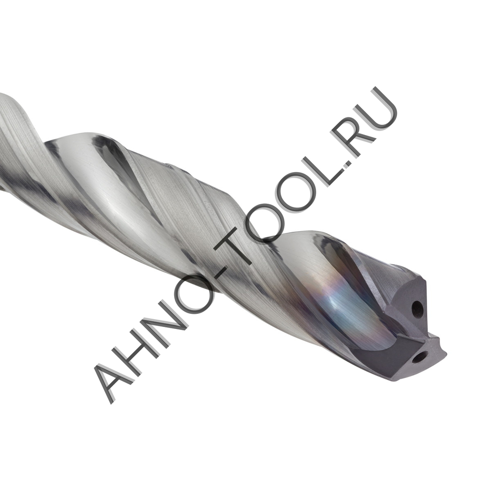 Сверло 4.5мм монолитное твердосплавное 12D с подводом СОЖ. SP-P801120450 VHM AHNO