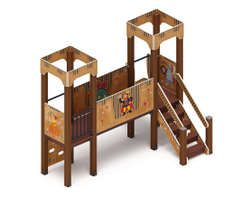 Детский игровой комплекс Королевство (Картонное) ДИК 1.15.06-12 H=900