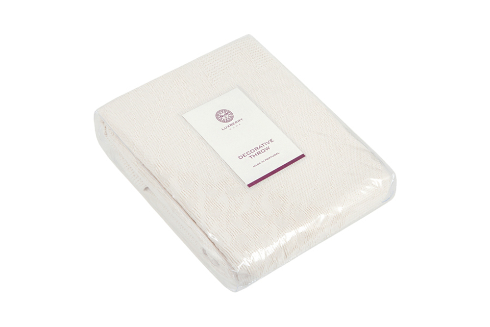 Покрывало 200x220 Luxberry Vincent кремовое