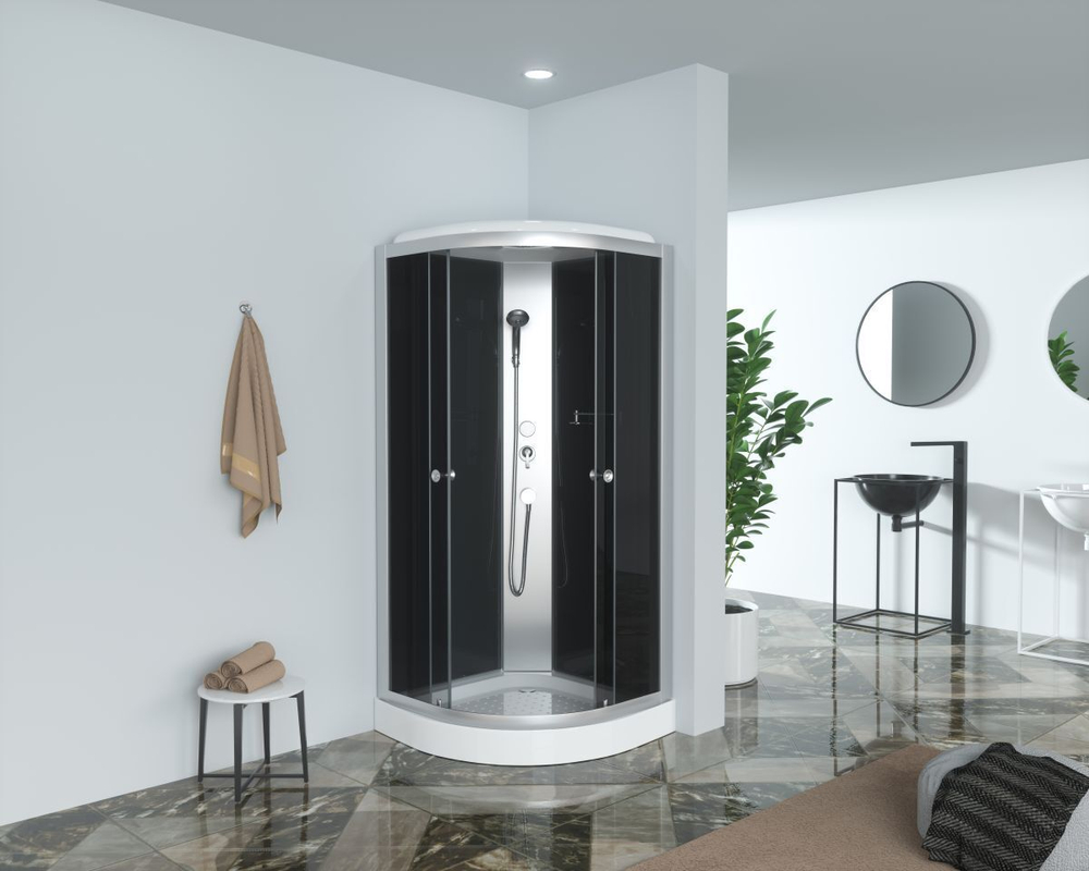 Душевая кабина ZILI DO S6023/90 АМЕЛИА 900х900х2150 мм
