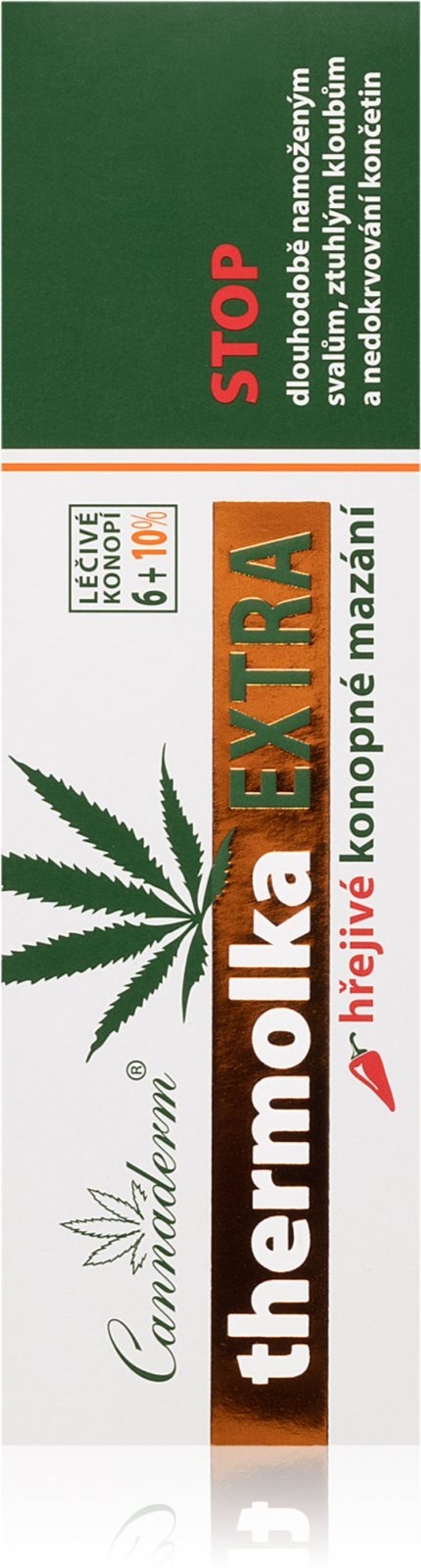 Cannaderm Thermolka Extra - согревающий крем для массажа /   150  ml  / GTIN 8594059736482