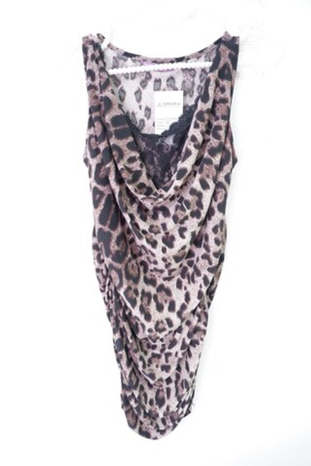 Платье Zazazu с анималистичным принтом 40 размер