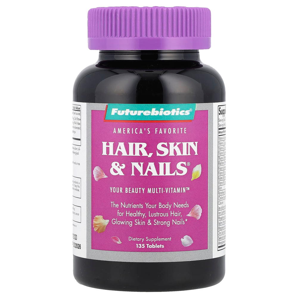 Futurebiotics, Hair, Skin & Nails®, 135 таблеток