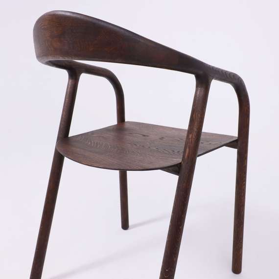 Стул Esse из массива дуба, покрытие венге