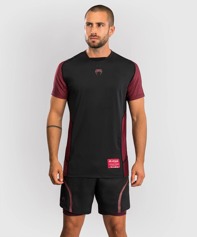 Тренировочная футболка Venum × Assassin's Creed Shadows Burgundy/Black