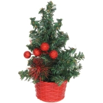 Елка декоративная «Сказочный блеск» 20 см, Красный