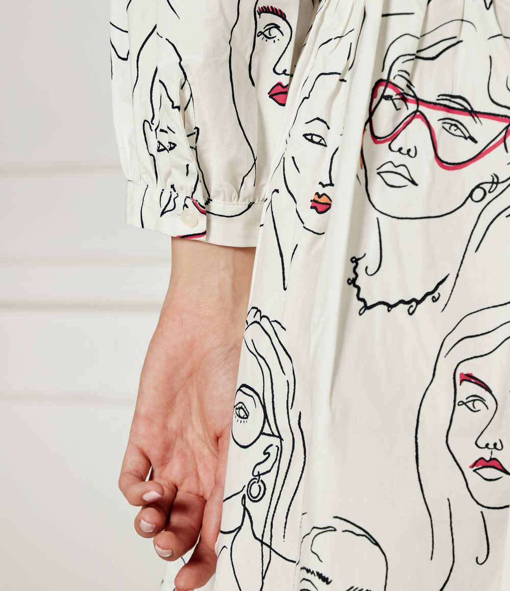 Платье Louisville Desigual - белый(24WWVW66)