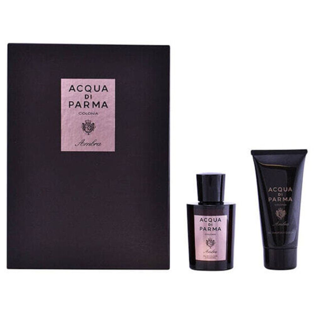 Мужской парфюмерный набор Acqua Di Parma Colonia Ambra EDC 2 предмета
