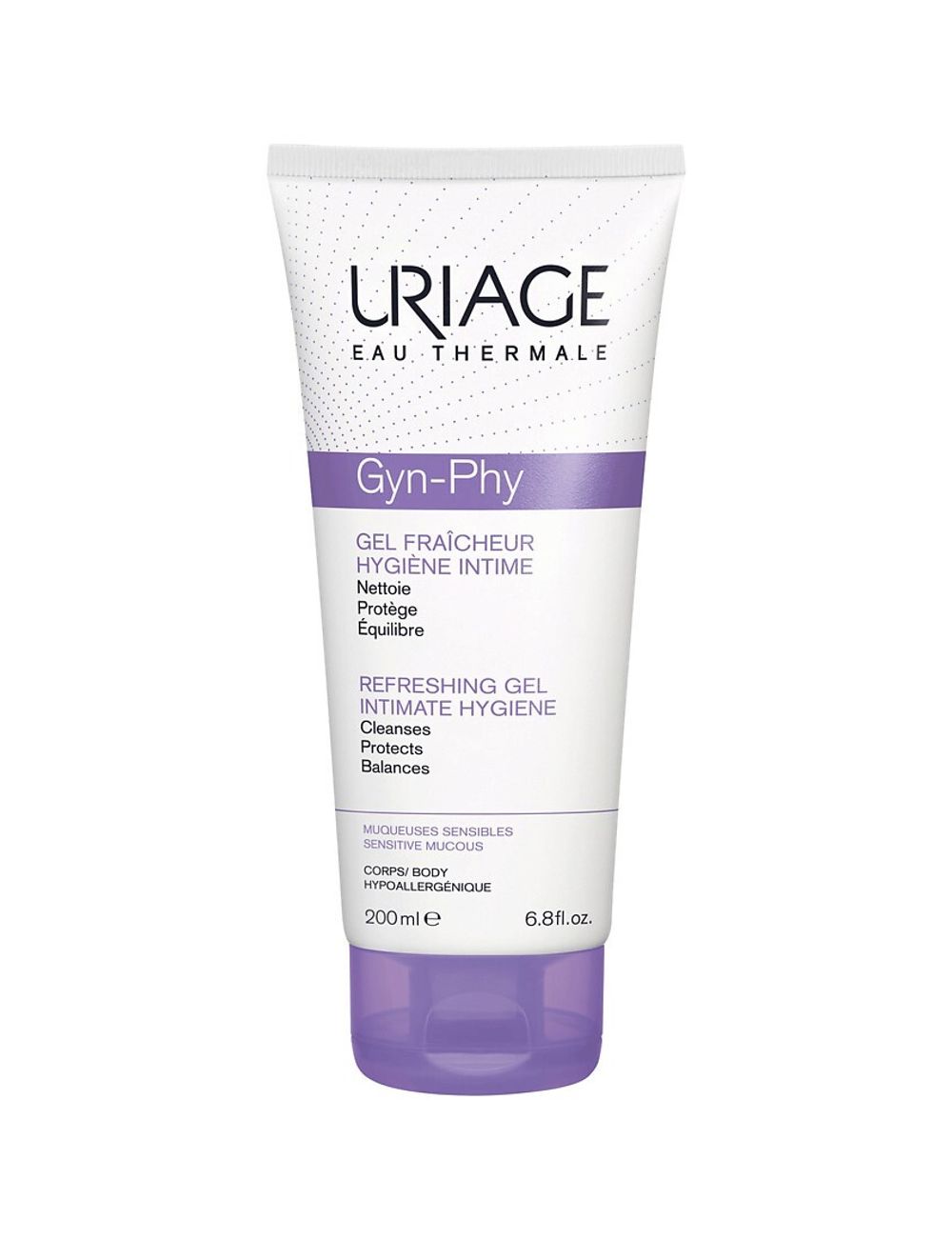 Uriage Gyn-Phy Refreshing Gel Intimate Hygiene Освежающий гель для интимной гигиены, 200 мл