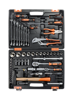Набор инструментов, 1/2", 1/4", CrV, пластиковый кейс 76 предмета Вихрь