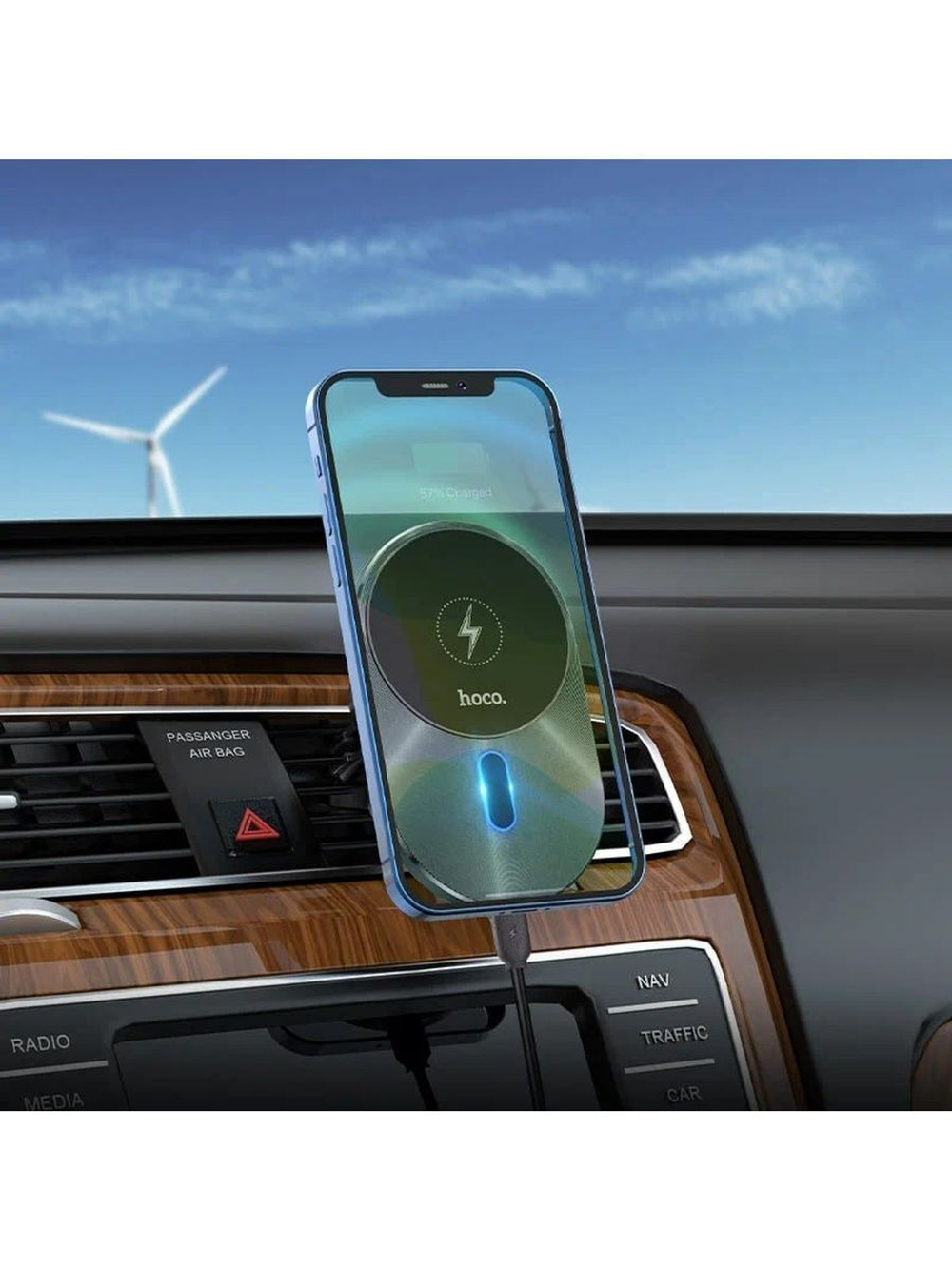 Держатель в авто CA91 15W MagSafe в воздуховод