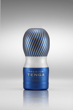 Мастурбатор TENGA PREMIUM Air Flow CUP (Цвет: синий, белый)