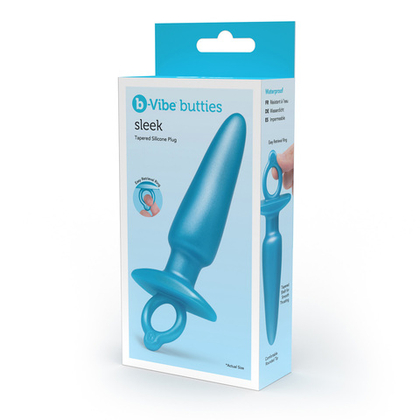 b-Vibe SLEEK - Анальный плаг с кольцом из силикона
