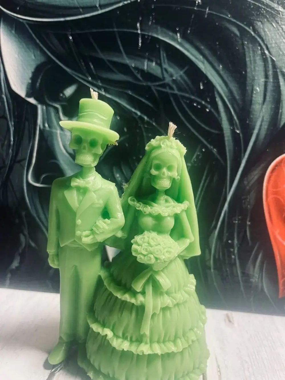 Свеча "Любовь до гроба" программная