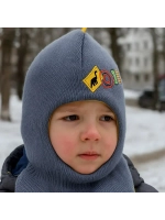 Шапка-шлем для мальчика.