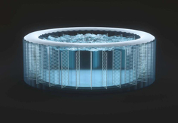 СПА-бассейн Intex PureSpa Greystone Deluxe 124/175х71 см с круговым пузырьковым массажем, хлоргенератор (28450)