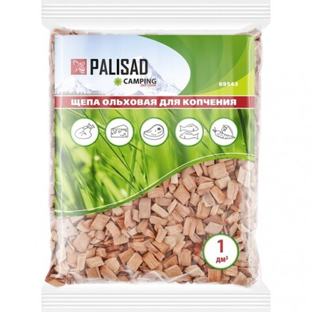 Щепа ольховая для копчения/PALISAD Camping/Россия