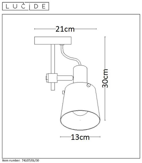 Спот Lucide Quinny 74107/01/30