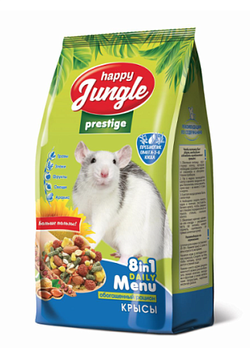 HAPPY JUNGLE PRESTIGE Корм для крыс 0,5 кг