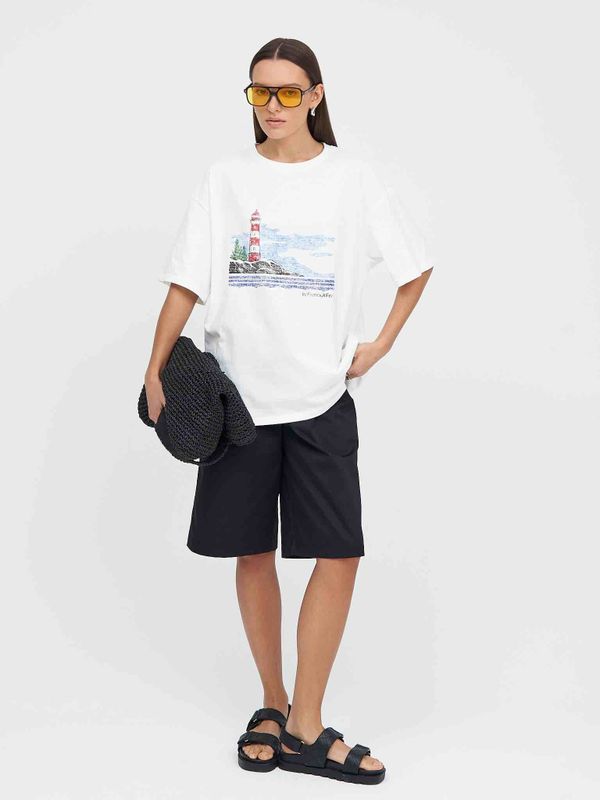 Футболка Маяк белая - фото 14